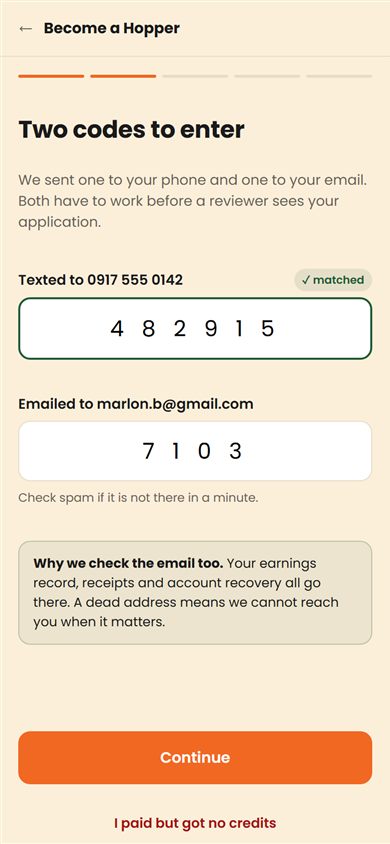 HazzaHub: Hand-off code