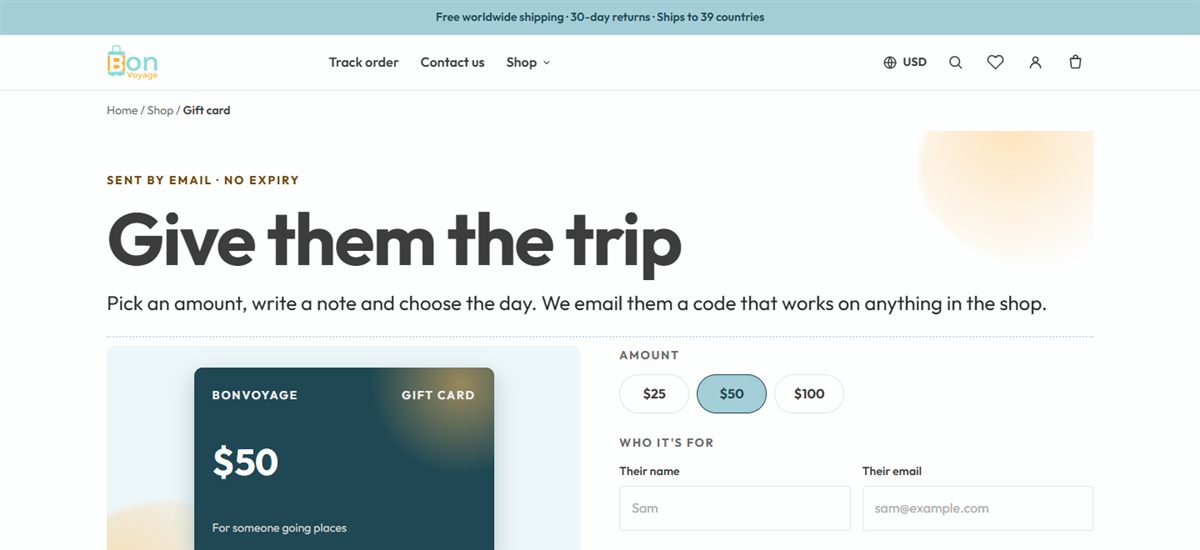 Gift cards